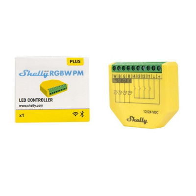 Shelly Plus RGBW PM WiFi RGBW Controller with Power Measuring (Pair)