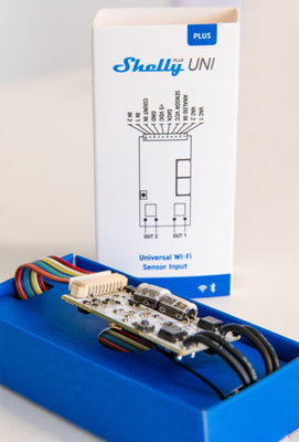 Shelly Plus Uni Smart WiFi Operated Module for Low-Voltage Applications