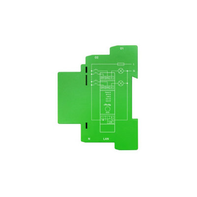 Shelly Pro Dimmer 2PM DIN Rail Smart Dimmer with Power Monitoring