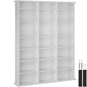 Shelving Unit Stevie - 21 compartments, height-adjustable, removable shelves - white matt