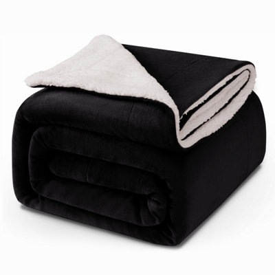 Thick Travel Fleece Blanket Sherpa Fleece Blanket Super King Size