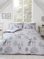 Sherwood Stag Double Duvet Cover and Pillowcase Set