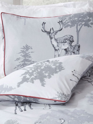 Sherwood Stag Double Duvet Cover and Pillowcase Set