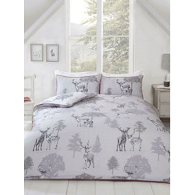 Sherwood Stag Single Duvet Cover and Pillowcase Set