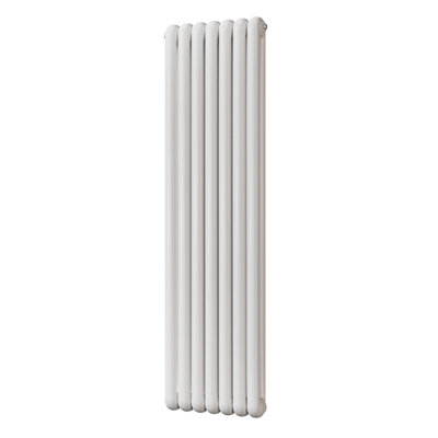 Sherwood White Vertical Round Top Column Radiator H1800mm x W507mm 2 Column