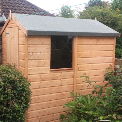 Shetland Single Door Tongue and Groove Garden Shed Workshop Approx 6 x 4 Feet - 3