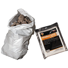 Shield All Purpose Reusable Rubble Sack 600mm x 900mm 25Kg/40L, Pack of 5, Re-usable, Poly-Woven Material, Tear-Resistant
