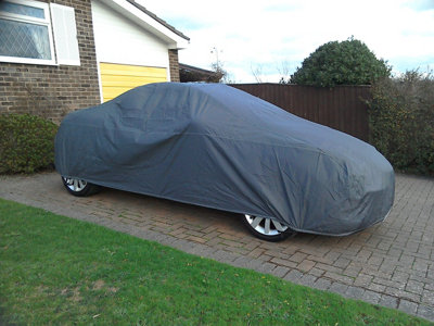 Shield Autocare Heavy Duty Car Cover All Weather UV Protective Protector  - Waterproof Cotton Lined - Small - 8