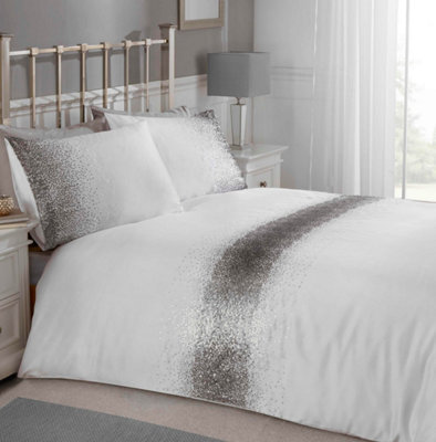 Shimmer Polycotton Duvet Set With Pillowcase