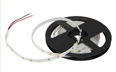 SHINE tape 2835, 300LED, 33W, IP20, 8mm, 12V (2 cables) - Roll 5m - cold white