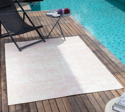 SHINO In- & Outdoor Coastal Light Beige Area Rug 160 x 213 cm