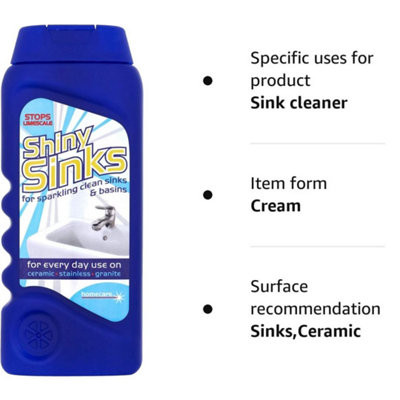 Shiny Sinks Homecare 290ml (Pack of 3)