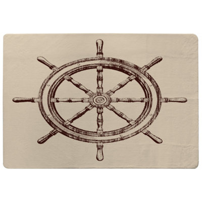 Ship Wheel Special Soft Home Rug