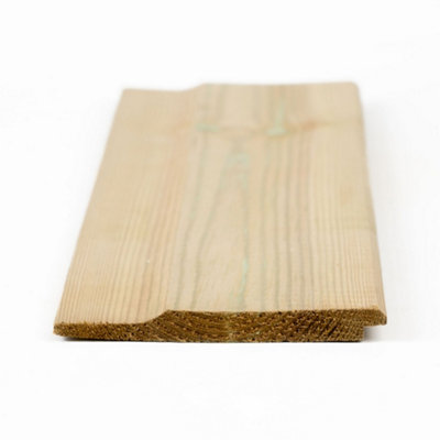Shiplap Cladding Boards 119mm x 12mm - 10 Pack - 2.4m