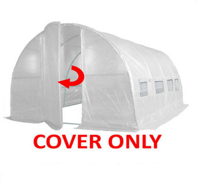 SHIPS 17/5/24 - 4m x 3m (13' x 10' approx) Pro+ White Polytunnel Replacement Cover