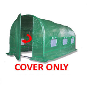 SHIPS 24/5/24 - 4m x 2m (13' x 7' approx) Pro+ Green Polytunnel Replacement Cover