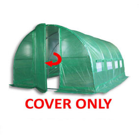 SHIPS 24/5/24 - 4m x 3m (13' x 10' approx) Pro+ Green Polytunnel Replacement Cover
