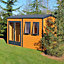 Shire 12 x 12 Feet Double Door with Two Opening Windows Dip Treated Garden Studio Summerhouse
