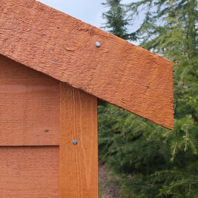 Shire 4x6 Overlap Double Door Windowless Shed Pressure Treated - 6
