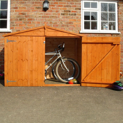 Bike storage shed deals b&q