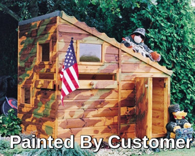 Shire 6x4 Command Post Wooden Playhouse - 5