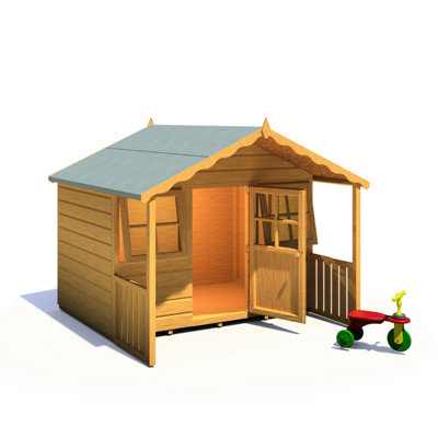 6x4 wooden hot sale playhouse