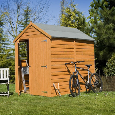 Shire 7x5 Overlap Double Door Shed with Windows