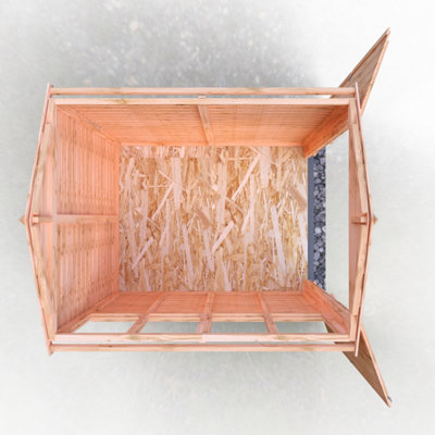 Shire 7x5 Overlap Double Door Shed with Windows - 6