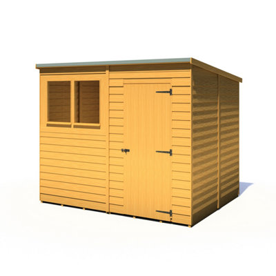 Shire 8x6 Overlap Pent Shed with Window - 3