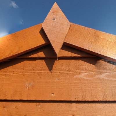 Shire 8x6 Overlap Premium Double Door Windowless Apex Shed Pressure Treated - 7