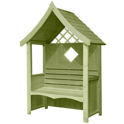 Shire Arum Garden Arbour Seat 4 x 2 ft - 5