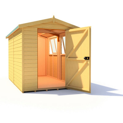 Shire Atlas Workshop Apex Shed Workshop 10x6 Single Door 12mm Shiplap - 3