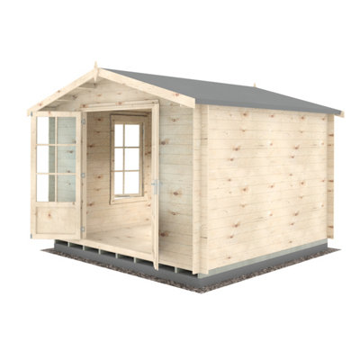 Shire Barnsdale 10x10 Log Cabin 19mm Logs