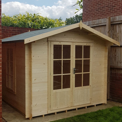 Shire Barnsdale 7x7 Log Cabin 19mm Logs - 3