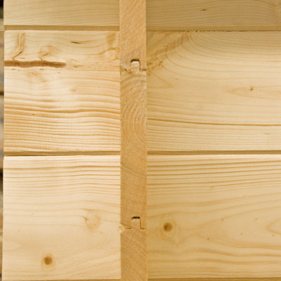 Shire Barnsdale 7x7 Log Cabin 19mm Logs - 4