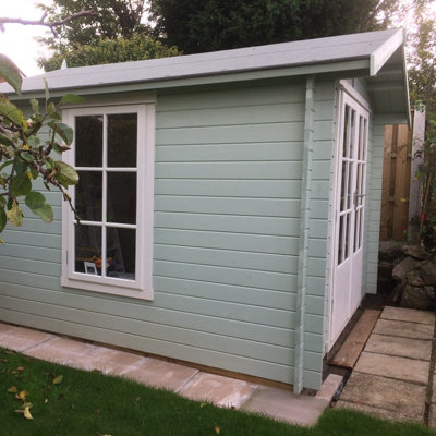 Shire Barnsdale 7x7 Log Cabin 19mm Logs - 5