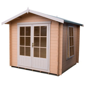 Shire Barnsdale 8x8 Log Cabin 19mm Logs