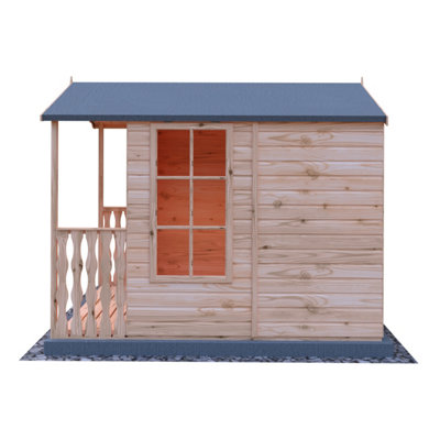 Shire Buckingham Summerhouse with Veranda 12mm T&G Cladding - 4