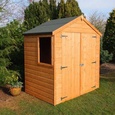 Shire Bute Shiplap Apex Double Door Garden Shed