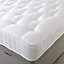 Shire Essentials 1000 Pocket Sprung Orthopaedic Tufted Mattress 2FT6 Small Single
