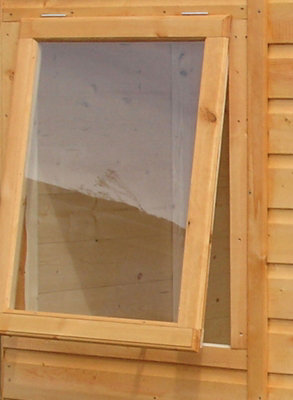 Shire Faroe Shiplap Apex Single Door Garden Shed with Window