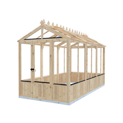 Shire Holkham 12x6 Wooden Apex Greenhouse - 5