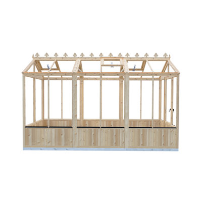 Shire Holkham 12x6 Wooden Apex Greenhouse - 6