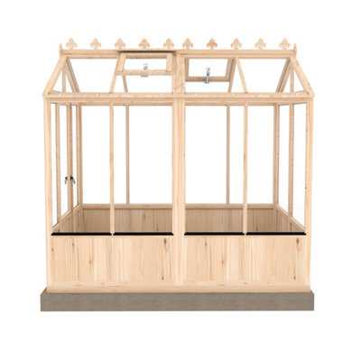 Shire Holkham 8x6 Wooden Apex Greenhouse
