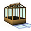 Shire Holkham 8x6 Wooden Apex Greenhouse