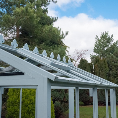 Shire Holkham 8x6 Wooden Apex Greenhouse