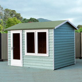 Shire Insulated Garden Office 10x8 Melrose Assembly included
