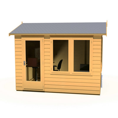 Shire Insulated Garden Office 10x8 Melrose Assembly included - 3