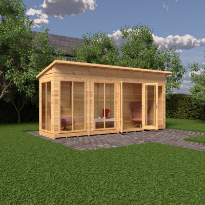 Shire Lela Summerhouse 16x4 ft