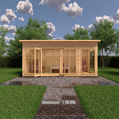 Shire Lela Summerhouse 16x6 ft